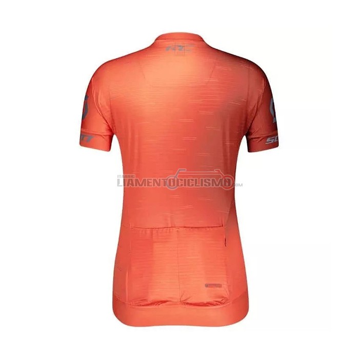 Abbigliamento Ciclismo Donne Nalini Manica Corta 2021 Arancione
